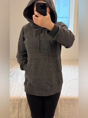 Men's Charcoal Hooded Pullover Sweatshirt